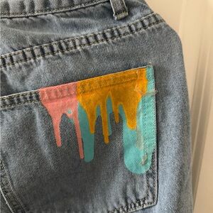 Skinny Fries Junior Wide Leg Jeans